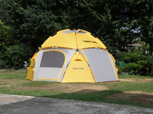 CAMPTOWN BIGDOME S, Carpa Domo Impermeable de Apertura Rápida con Sistema de Varillas de Fibra de Vidrio, Resistente al Viento, 2.7m, Ideal para Campamentos Familiares en Todas las Estaciones - Product Image 2