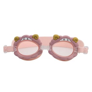 A forma di animale cartone animato eco-friendly leggero Anti-appannamento Anti-uv in Silicone impermeabile occhiali da nuoto regolabile laccio per - Product Image 1