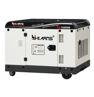 Generator Diesel Hi-earns 14kva dengan Pendingin Udara 1102, Mesin Diesel Generator 10kw 8kw