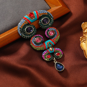 New <span class=keywords><strong>Retro</strong></span> Phong Cách Kim Cương-Nạm Sừng Mặt Dây Chuyền Trâm Thanh Lịch Thời Trang Giản Dị Corsage Ins <span class=keywords><strong>Pin</strong></span> - Product Image 3