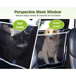 Funda de asiento de coche para perros de viaje al aire libre para coches SUV asiento trasero impermeable para mascotas cubierta de asiento trasero de coche hamaca antideslizante duradera para perros - Product Image 5