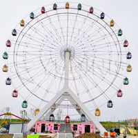 Grande roue de 30m, 50m, 65m, fabrication chinoise, attractions touristiques, manèges de parc d'attractions, à vendre