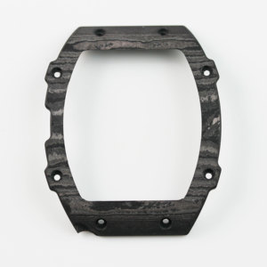 Boîtier de montre en fibre de carbone noir NH35 Sw200 Miyota 8215 9015, couvercle de barillet de boîtier de montre, personnalisation des pièces, fabricant OEM - Product Image 3