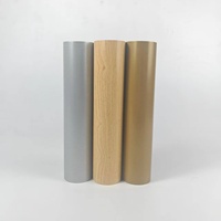 Perfil de Aluminio en Forma de U, Tubo Cuadrado de Aluminio para Techo, Revestimiento Metálico para Techo, Perfil Cuadrado de Aluminio, Tubo Rectangular de Aluminio