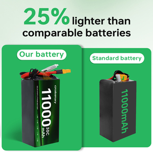 CEBATTERY 드론 리포 배터리 4S <span class=keywords><strong>6S</strong></span> 리튬 폴리머 배터리 8300mAh 10000mAh 11000mAh 64000mAh FPV 드론용 리포 배터리 - Product Image 4