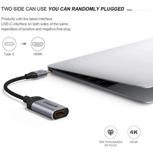 <span class=keywords><strong>USB</strong></span> C để HDM I <span class=keywords><strong>Adapter</strong></span> qgeem Loại C kết nối nhôm 4K 30Hz Tương thích với <span class=keywords><strong>Thunderbolt</strong></span> <span class=keywords><strong>3</strong></span> 4 i15 sum sung một cộng với Huawe I H P - Product Image 3
