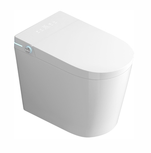 Nouveau design de bidet <span class=keywords><strong>sanitaire</strong></span>, toilette allongée, WC électrique intelligent, automatique, télécommande, drainage en S, siège chauffant - Product Image 1
