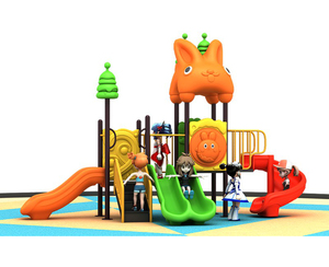 Aire de <span class=keywords><strong>jeux</strong></span> extérieure pour enfants <span class=keywords><strong>avec</strong></span> <span class=keywords><strong>toboggan</strong></span> et balançoire Équipement de parc d'attractions combiné extérieur pour enfants - Product Image 3