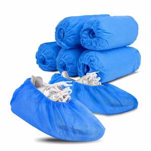 Protège-chaussures jetables en polypropylène CPE, résistants à l'abrasion, imperméables et anti-poussière, pour l'industrie alimentaire, 40x15cm, à enfiler – Meilleures ventes - Product Image 1