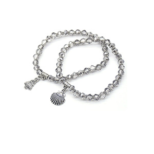 Crystal Bead <b>Shell</b> <b>Bracelet</b> Santiago Style Cross Border Rosary <b>Bracelet</b> Ring Unisex Gift Jewelry Tibetan Silver - Product Image 5