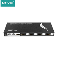Commutateur KVM HDMI USB 4K 60Hz automatique 4 entrées 1 sortie, contrôle d'un seul moniteur/souris pour 4 hôtesses