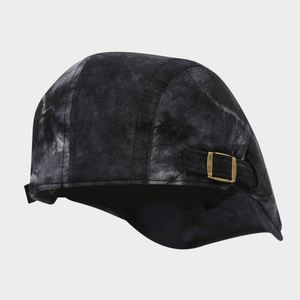 หมวกเบเร่ต์ทรงแบนสไตล์อังกฤษย้อนยุค ทำจากผ้าฝ้ายย้อมสี สำหรับผู้หญิงและผู้ชาย สวมใส่กลางแจ้งลำลอง ป้องกันแสงแดด - Product Image 6