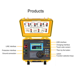 15KV Digital Only Insulation Resistance Tester Meg Ohm Meter with High Current 7mA and 30T Range - Product Image 4