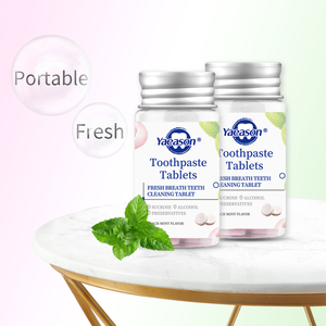 Portable Voyage Taille <span class=keywords><strong>À</strong></span> <span class=keywords><strong>Croquer</strong></span> <span class=keywords><strong>Dentifrice</strong></span> Comprimés Hôtel Invités Blanchiment Des Dents Probiotiques Solide <span class=keywords><strong>Dentifrice</strong></span> Suppléments - Product Image 3