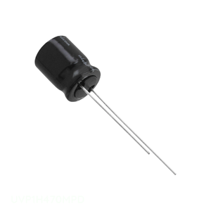 ตัวแทนจำหน่ายอย่างเป็นทางการ ตัวเก็บประจุแบบ Through Hole 47 uF CAP ALUM 47UF 20% 50V RADIAL TH UVP1H470MPD - Product Image 1