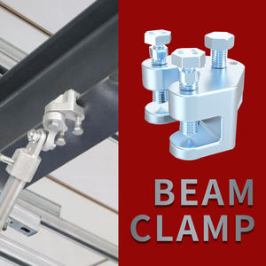 C-clamp yang diproduksi dari pabrik untuk sinar baja dengan konektor Girder baja bersertifikat dan penjepit dukungan pipa - Product Image 3