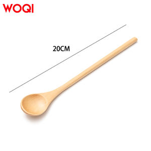 WOQI Mini mezcla <span class=keywords><strong>de</strong></span> madera barra agitadora cuchara palos mango largo pequeñas cucharaditas <span class=keywords><strong>de</strong></span> café <span class=keywords><strong>de</strong></span> miel para fiestas al por mayor - Product Image 3