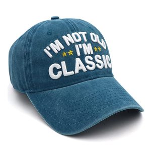 Fashion High Quality Wholesale Classic Custom Logo Panel Cap Hat Vintage Embroidery Baseball Caps <b>Snap</b> Back Hats - Product Image 3