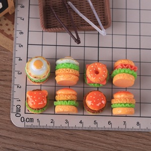 Decorazioni in Resina per Tavoli e Ambienti, Miniature di <span class=keywords><strong>Hamburger</strong></span> per Paesaggi, Ornamenti per Appassionati di Fai-da-Te e Collezionisti - Product Image 4