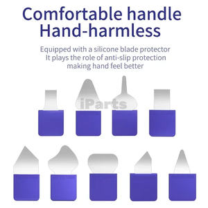 IParts Mechanic Renying 009 9 Uds hoja de desmontaje de teléfono móvil multifunción ultrafina navaja de palanca para iPhone pantalla Andorid - Product Image 3