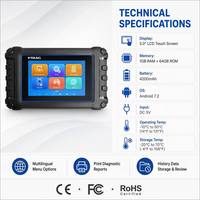 Escáner OBD2 UDIAG A350 de 4 Sistemas para Motor, Transmisión, ABS, SRS, Lector de Códigos de Diagnóstico, 6 Funciones de Reinicio, Aceite, EPB, TPMS, para Autos, Camiones y SUV