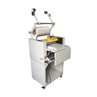Machine à plastifier à chaud numérique à double face SMFM505B pour papier format A2 A3, chauffage à l'huile