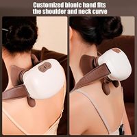 Masseur bionique personnalisé pour le cou et les épaules, appareil de massage électrique chauffant pour la relaxation corporelle et le soulagement de la douleur, vente chaude