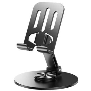 Mobile Phone <b>Holder</b> Metal 360 Degree Rotatable Desk Stand For <b>Tablet</b> And Phone Universal Foldable Design - Product Image 1