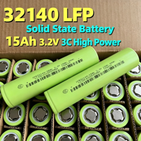 Batterie LiFePO4 professionnelle à semi-conducteurs 32140 3,2V 15Ah haute densité énergétique pour scooter électrique, vélo électrique, stockage solaire ESS