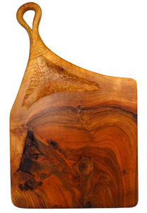 Tabla de cortar de madera de bambú para cortar verduras y servir ensalada, tabla de cortar de madera de mango real - Product Image 3