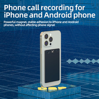 Les commandes de l'application ChatGPT Magsafe Slim Digital Voice Recorder prennent en charge l'enregistrement de résumé de transcription au format Wav 107 langues