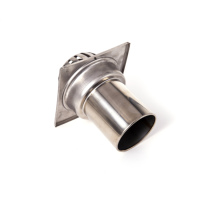 GUIDA 731023 Drain de toit en acier inoxydable rond anti-colmatage pour extérieur