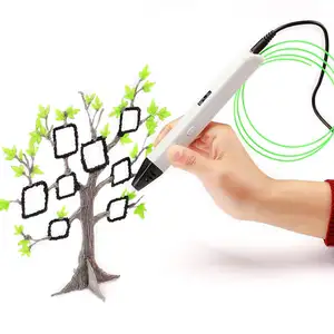 Christmas Presents 3D Writing Pen With Pla Filament Oled Screen Display Printer Supplies 3D Printing Pen 3D Pen Kids Toy