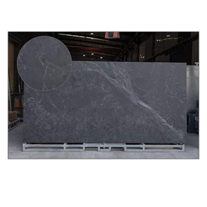 Cao cấp màu xám thiêu kết Tấm Đá cho sàn đá cẩm thạch nhân tạo bóng nội thất sứ thiêu kết đá cho tường lớn tấm tùy chỉnh - Product Image 4