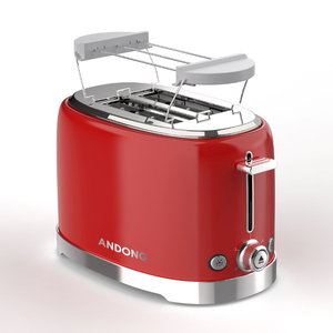 Máquina para Hacer Sándwiches y Pan Automática Multiusos de Nuevo Estilo, <span class=keywords><strong>Tostadora</strong></span> de 2 Rebanadas con Control de Temperatura - Product Image 1