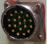 ZH8525 10N24B40GPNH ซ็อกเก็ตแบบวงกลม 40 พิน พร้อมตัวล็อคแบบ Bayonet ชุบนิกเกิล กันน้ำ สำหรับเชื่อมต่อสัญญาณอุตสาหกรรม - Product Image 2