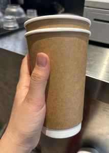 Food Grade Double Wall Disposable Brown Kraft Paper <b>Cups</b> Insulated Takeaway Hot Coffee Tea <b>Cups</b> For Restaurant And Cafe - Product Image 1