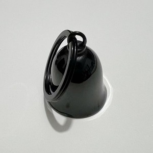 yunnique – pendentif en forme de cloche en acier inoxydable, en argent, noir et or, pour cadeau, accessoire de mode unisexe - Product Image 4
