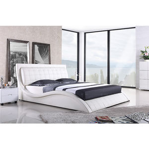 Qualità superiore moderna king size vera pelle a forma di onda <span class=keywords><strong>letto</strong></span> <span class=keywords><strong>matrimoniale</strong></span> per camera da <span class=keywords><strong>letto</strong></span> mobili - Product Image 4