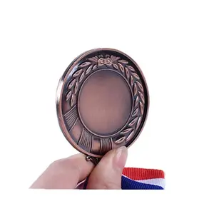 Medaglia in lega di zinco promozionale per affari souvenir commemorativa medaglia di bronzo all'ingrosso