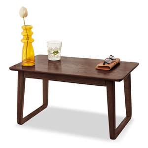 Bandeja sólida de madeira de carvalho, mesa de piso baixo Tatami para a sala de mesa e quarto, cor personalizada aceita - Product Image 1