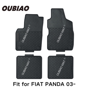 Tappetini impermeabili in PVC per tutte le stagioni per <span class=keywords><strong>Fiat</strong></span> <span class=keywords><strong>Panda</strong></span> 03 <span class=keywords><strong>accessori</strong></span> interni speciali per auto - Product Image 2