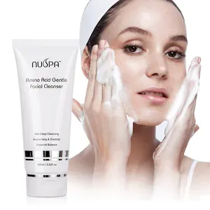 Nuspa atacado de amino ácido facial, limpeza profunda, hidratante, lavagem facial, cosmético