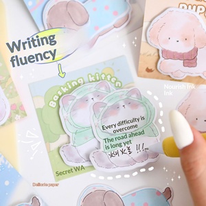 Ins Style Small Animal Series Self Adhesive Reusable <b>Sticky</b> <b>Notes</b> Student Office Cute Memo Pads - Product Image 2