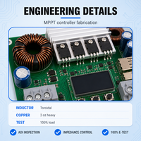 Contrôleur de charge solaire MPPT, conception thermique PCBA FR-4 haute performance, assemblage de circuits imprimés personnalisé, services SMT, fabricant CN/GUA