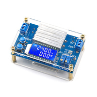 Convertidor CC-CC de Alta Precisión J3X, Módulo de Alimentación CC CV, 1-24V 3A, Fuente de Alimentación Regulada Ajustable, Voltímetro, Amperímetro