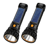 Shingel lampe de poche solaire alimentée par USB lampe de poche rechargeable IP55 lampe à batterie étanche pour camp d'urgence de survie