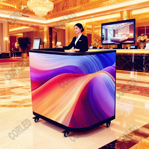 P1.8 Bar facciata palco <span class=keywords><strong>LED</strong></span> <span class=keywords><strong>Display</strong></span> DJ stand tavolo per Night Club Wedding Hotel & negozio uso con risoluzione 8K IP65 impermeabile - Product Image 1