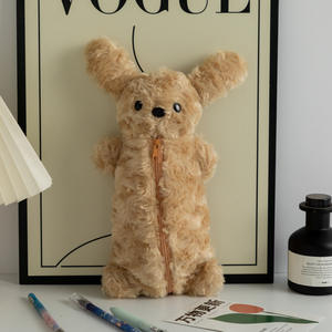 Estuche de Lápices de Felpa con Diseño de Perro de Peluche Estilo Coreano ZGBROTHERS, Organizador de Escritorio de Animales Adorables y Divertidos - Product Image 6