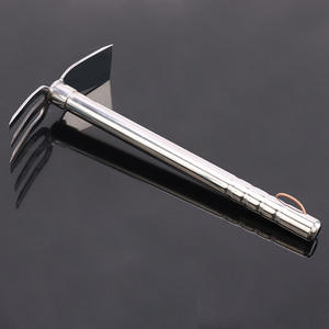 Houes et râteaux de jardin en acier inoxydable Xilei avec manches en bois, outils agricoles pour le désherbage et le creusement, fabriqués en Chine, Shandong - Product Image 2